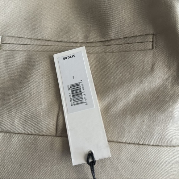 NWT! Banana Republic Natural Stone Gray Sabbia Italian Twill Straight Pant💛 - Picture 6 of 6